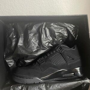 Air Jordan 4 Black CatS Size 10 New